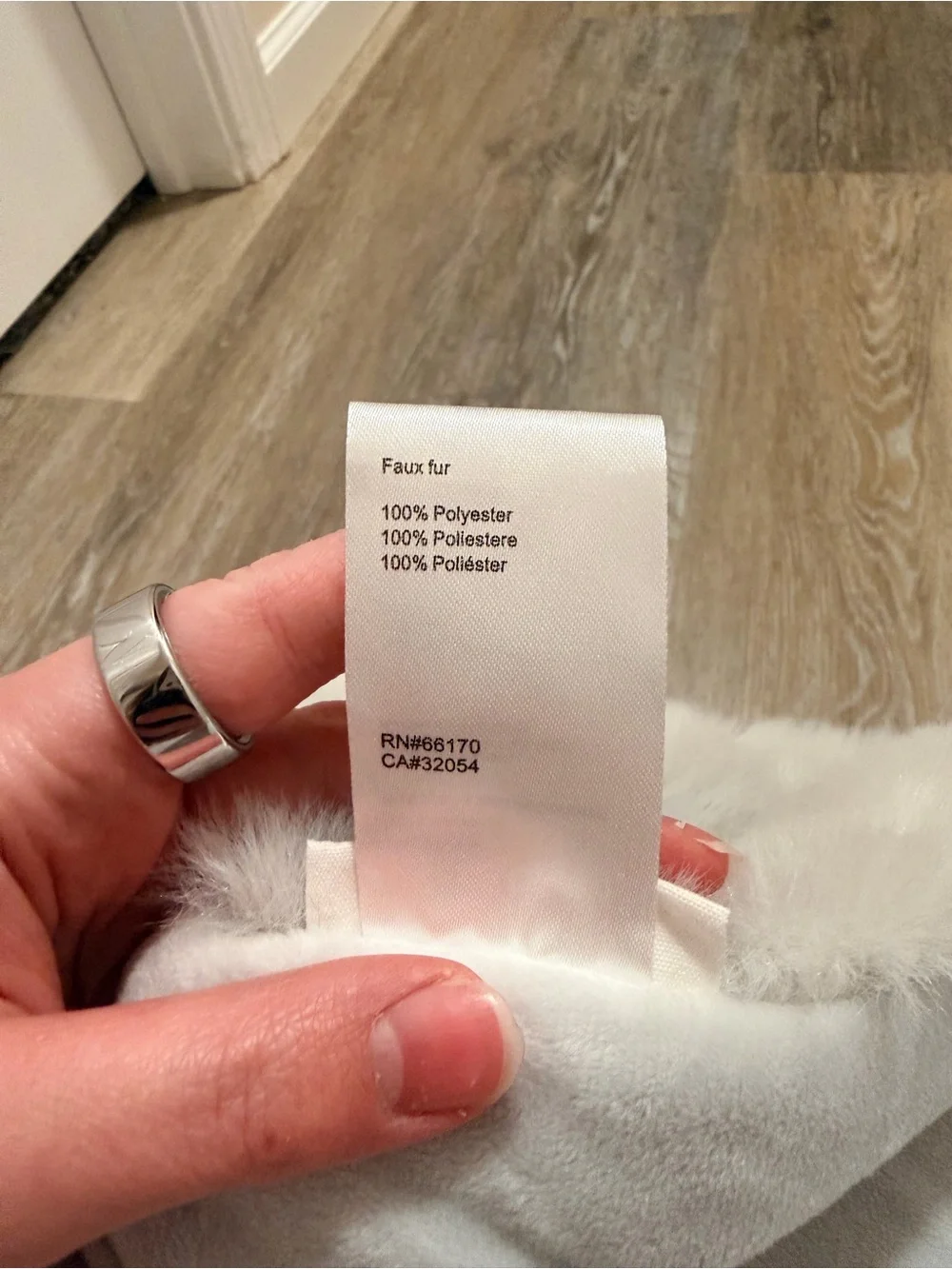 Anthropologie sophie faux fur blanket